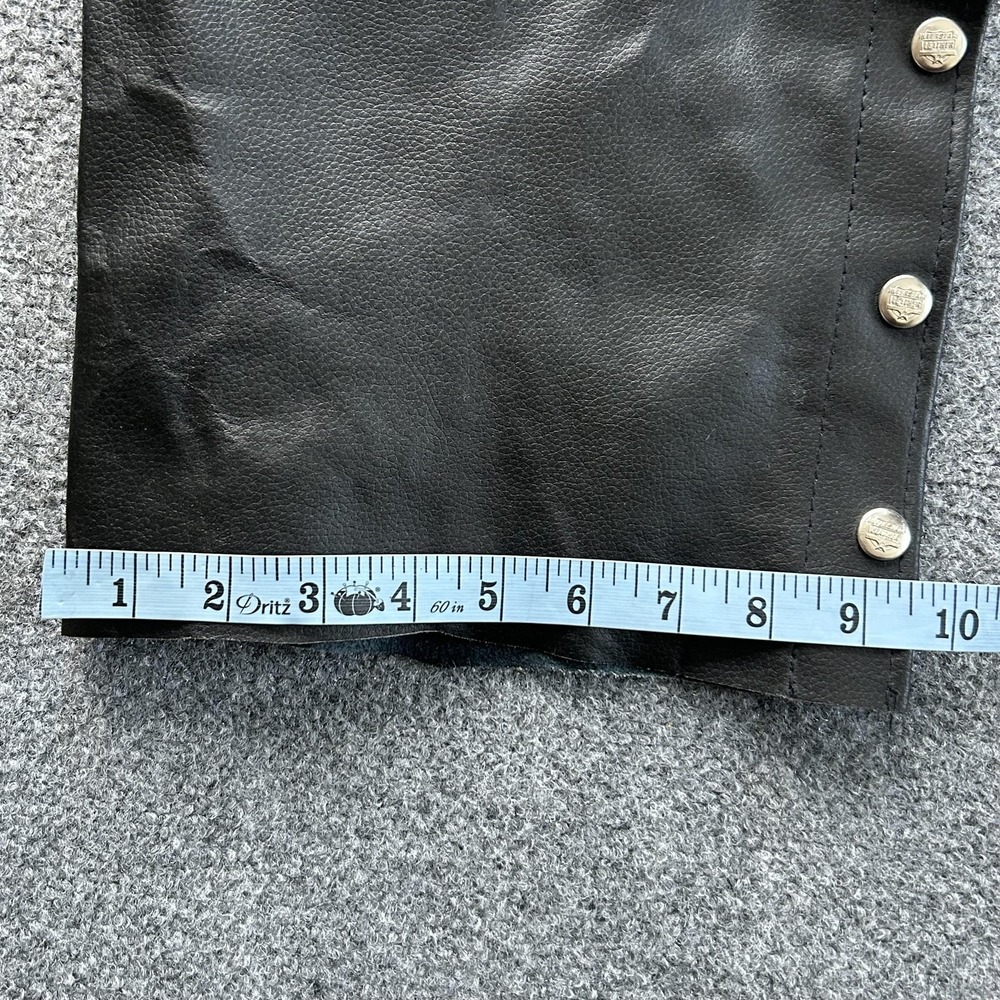 Interstate Leather Snow Pants Mens 44x34 Black Lined Biker Motorcycle 2XL - Picture 10 of 14